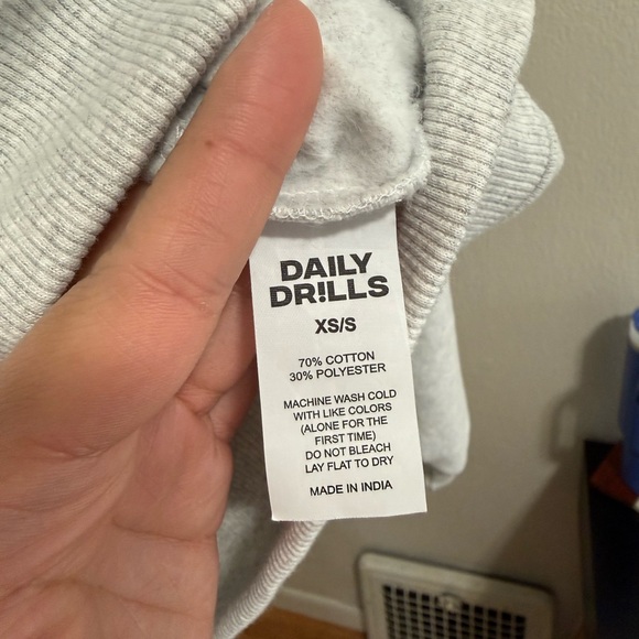 Daily Drills Light Gray Sweatshirt - Picture 2 of 2